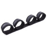 Generique Barre avec Menottes Spreader Nylon noir